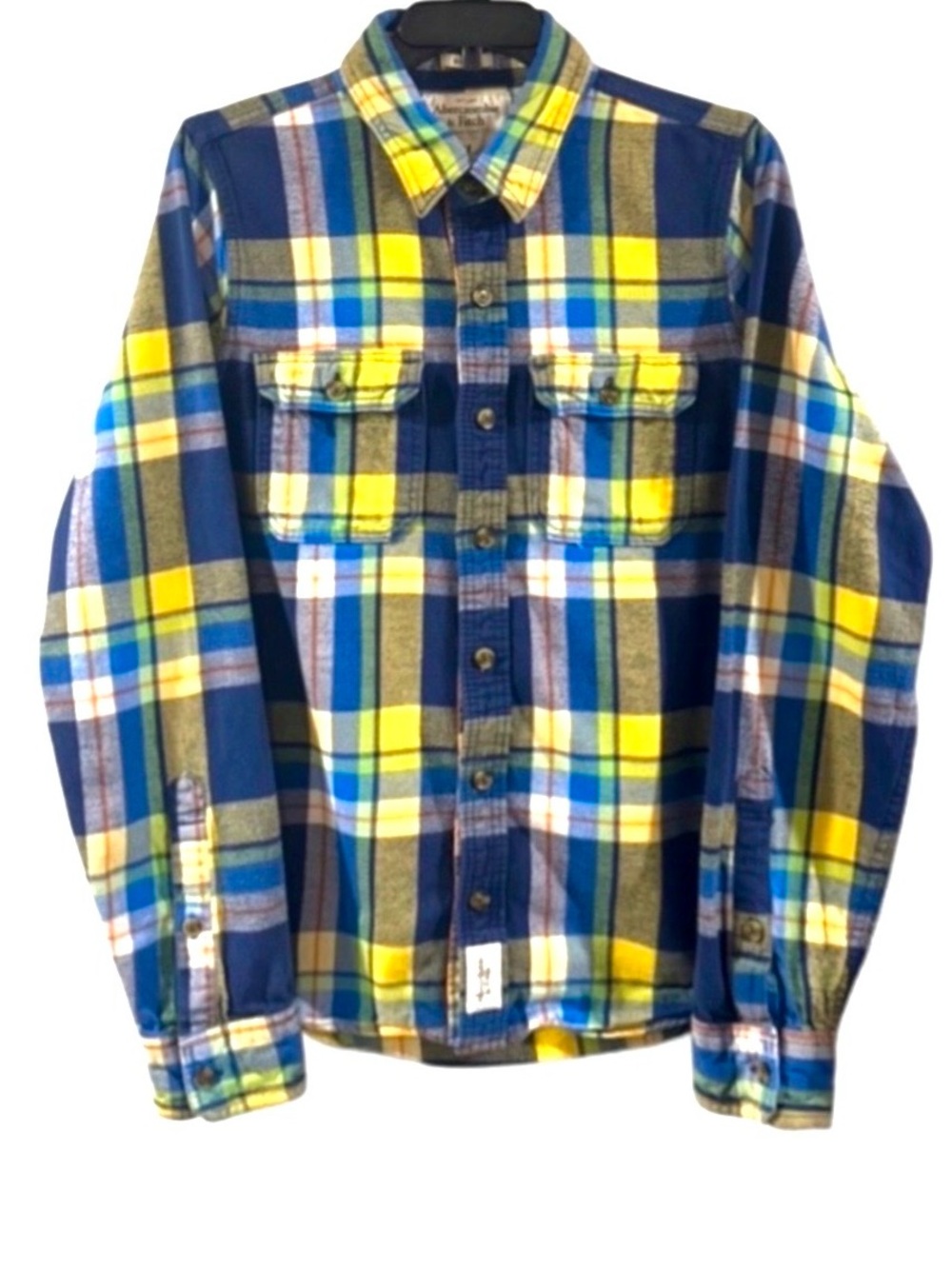 VTG Y2K Abercrombie & Fitch Vibrant Plaid Shirt Size Men’s Large